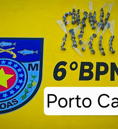 Jovem é preso acusado de tráfico de drogas no município de Porto Calvo