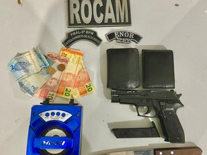 Homem de 33 anos é preso e três menores são apreendidos por roubo, em Arapiraca