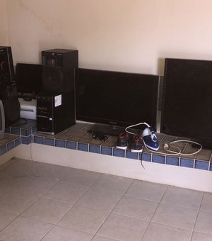 Polícia recupera eletrodomésticos roubados de residências no último domingo (25)