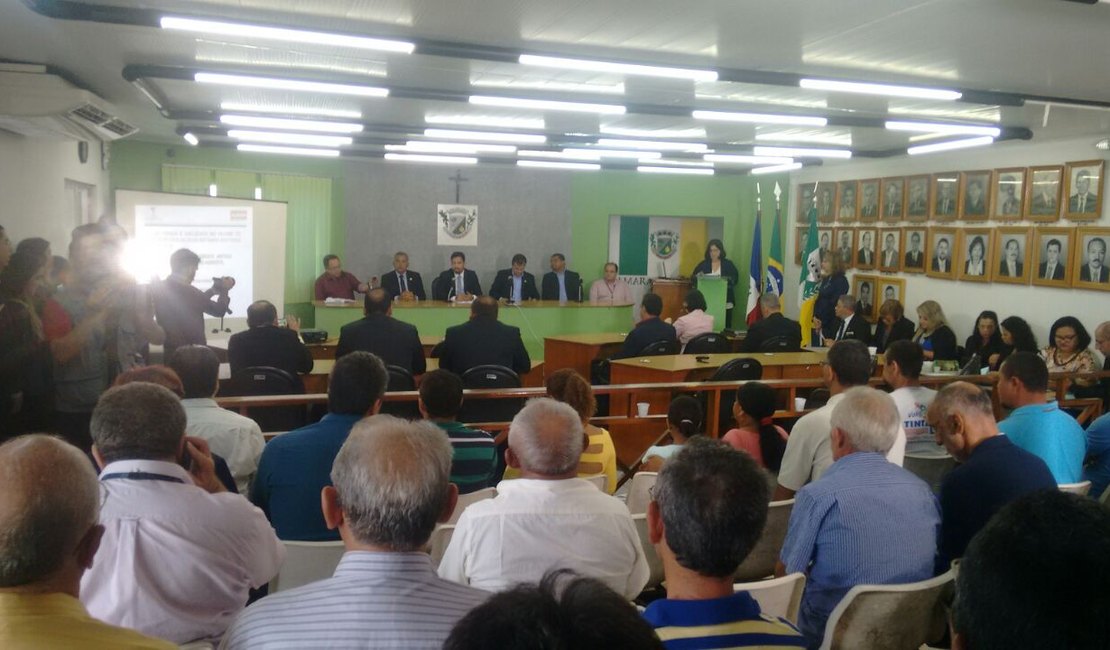 Assembleia legislativa realiza audiência pública em Arapiraca para  discutir falta de água
