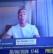 Em meio a Copa, Romário defende fim da escala 6x1 e anuncia devolução de salário