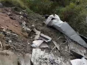 Bombeiros confirmam morte de motorista de caminhão em acidente na BR-101 em São Sebastião