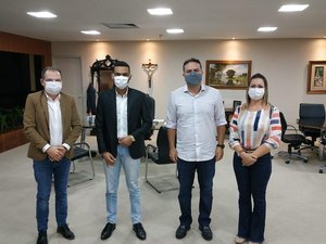 Renan Filho reitera apoio a pré-candidatura de Alex Mariano para prefeito de Major Izidoro