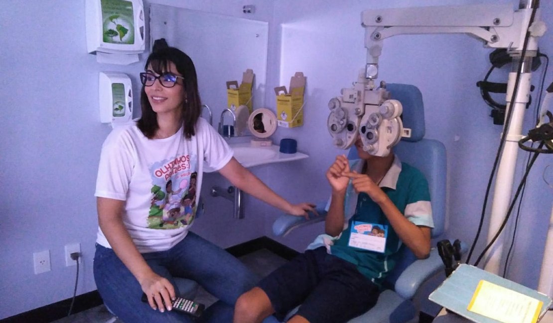 Projeto social oferece atendimento oftalmológico para crianças em Maceió