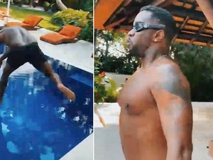 Rapper Diddy viraliza nas redes com vídeo de mergulho desengonçado