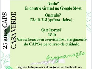 Casa Verde comemora 25 anos de atividade com evento online