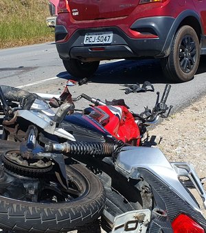 Motociclista morre após bater em carro na zona rural de Porto Calvo