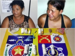 Polícia prende mulheres 'chefes' de boca de fumo em São Miguel dos Campos