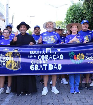 Com mais de 1.400 romeiros, São Sebastião realiza grande romaria em Juazeiro do Norte