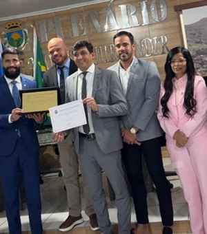 Deputado Federal Fabio Costa recebe Título de Cidadão Honorário de Maribondo
