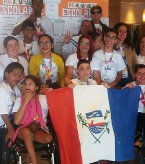 Alagoas encerra com dez medalhas sua participação nas Paralimpíadas Escolares