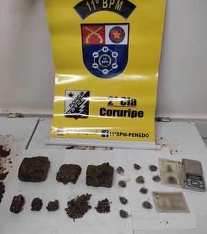 Homem é preso por tráfico de drogas em Coruripe