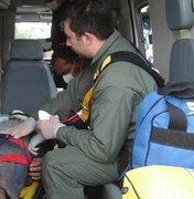 Aeronave Arcanjo 1 resgata vítima de capotamento na BR-101