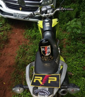 Polícia Militar recupera moto roubada na zona rural de Arapiraca