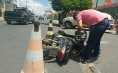 Colisão entre veículos deixa motociclista com ferimentos em Arapiraca