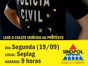 Sindpol realizará ato público simbólico para ?jogar no lixo? coletes balísticos vencidos