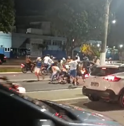 Briga entre torcedores de CRB e CSA é registrada após clássico pelo Alagoano