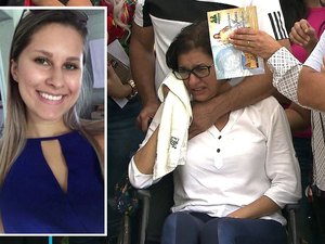 Mãe passa mal no enterro da filha que morreu queimada pelo namorado em SP