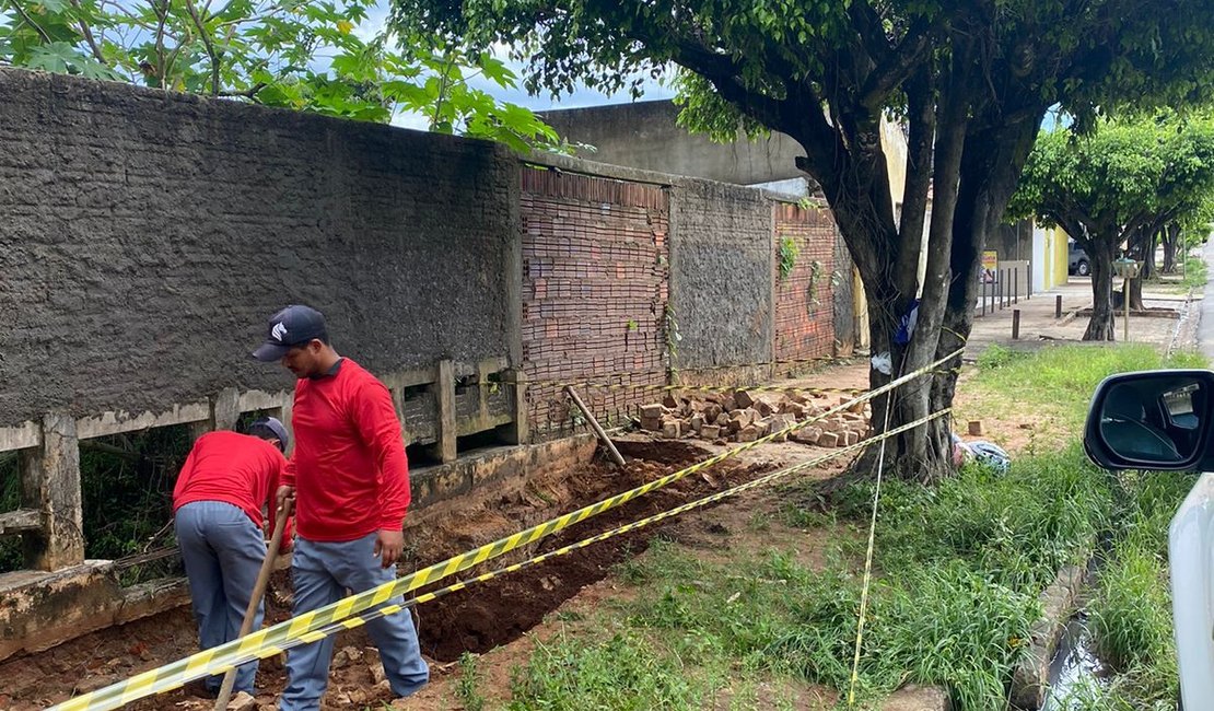 Prefeitura de Palmeira dos Índios inicia reparos dos estragos causados pelas chuvas