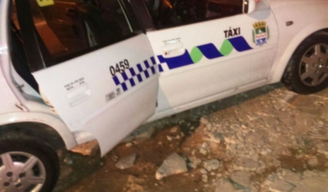 Policiais recuperam táxi após perseguição em Maceió