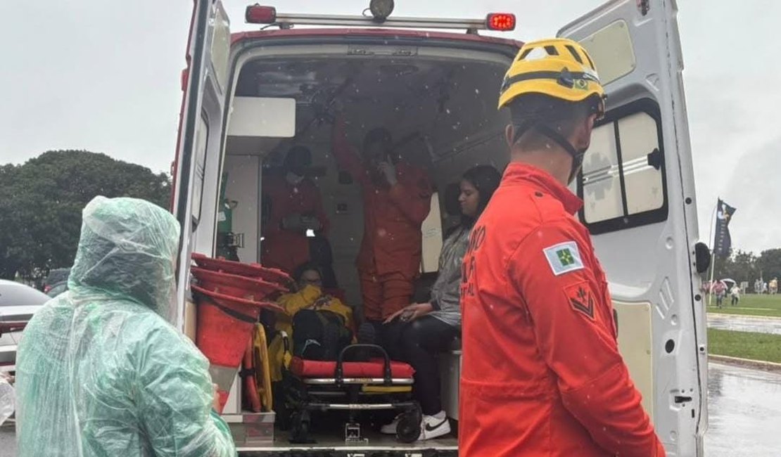 Raio atinge ato de Nikolas Ferreira e deixa mais de 30 pessoas feridas em Brasília