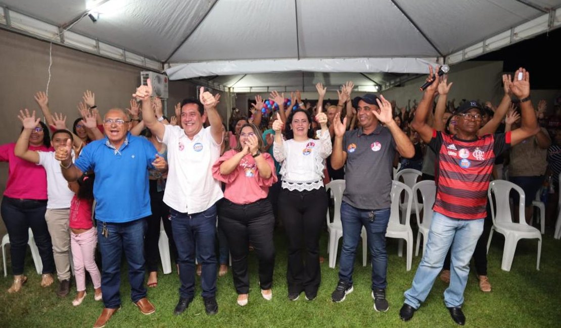 Fabiana Pessoa recebe o apoio da vice-prefeita de Piaçabuçu