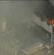Incêndio de grandes proporções atinge hospital municipal no Rio