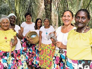 Quebradeiras de babaçu fazem apresentação na Casa da Cultura em Arapriaca