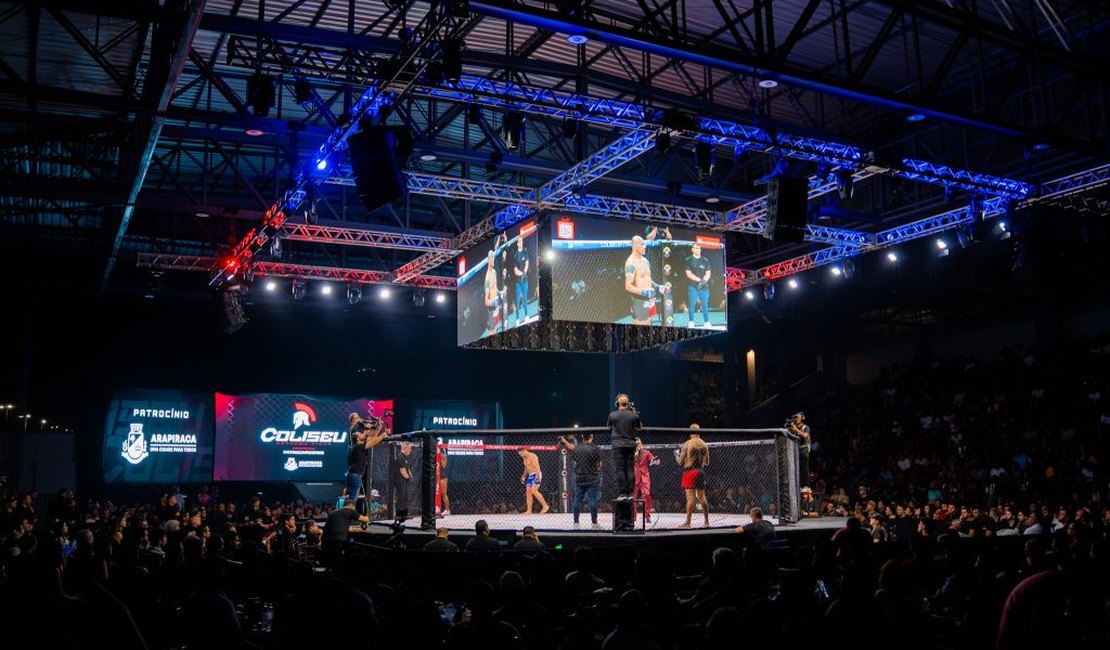 Noite histórica em Arapiraca marca o retorno do Coliseu Extreme Fight