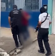 [Vídeo] Suspeito de homicídio em Arapiraca é preso pela Polícia Civil