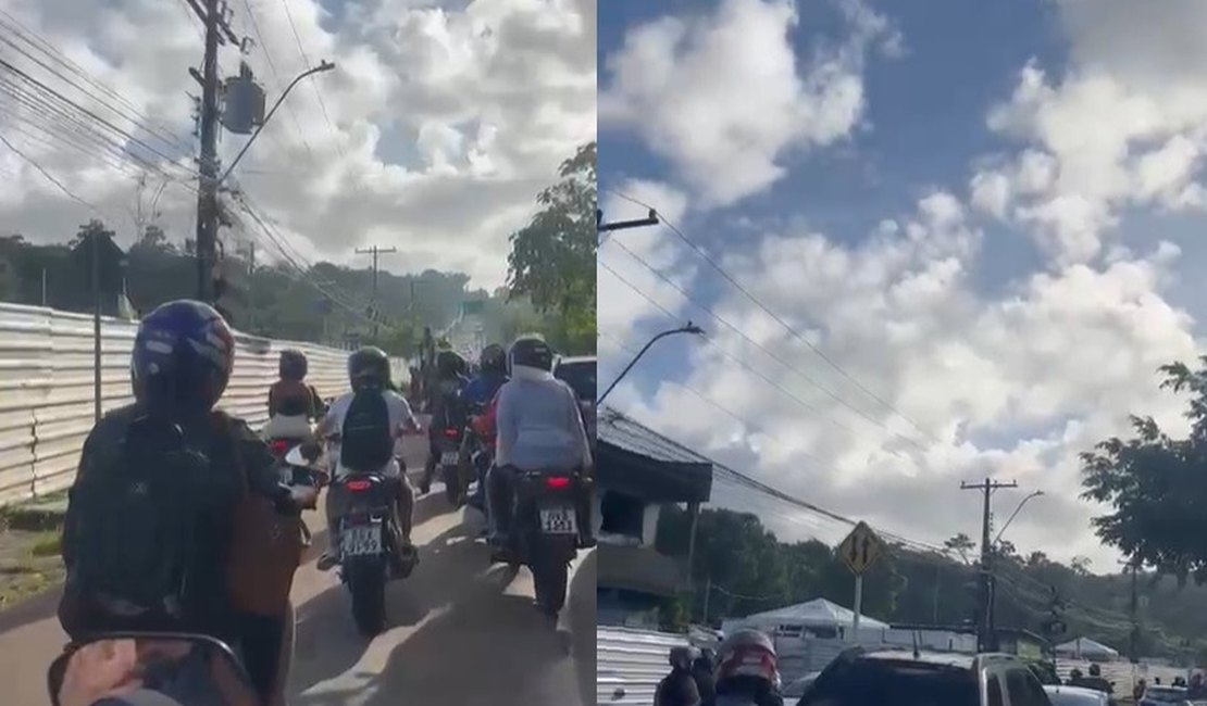 Obra da BRK Ambiental deixa trânsito caótico na região do bairro Bebedouro