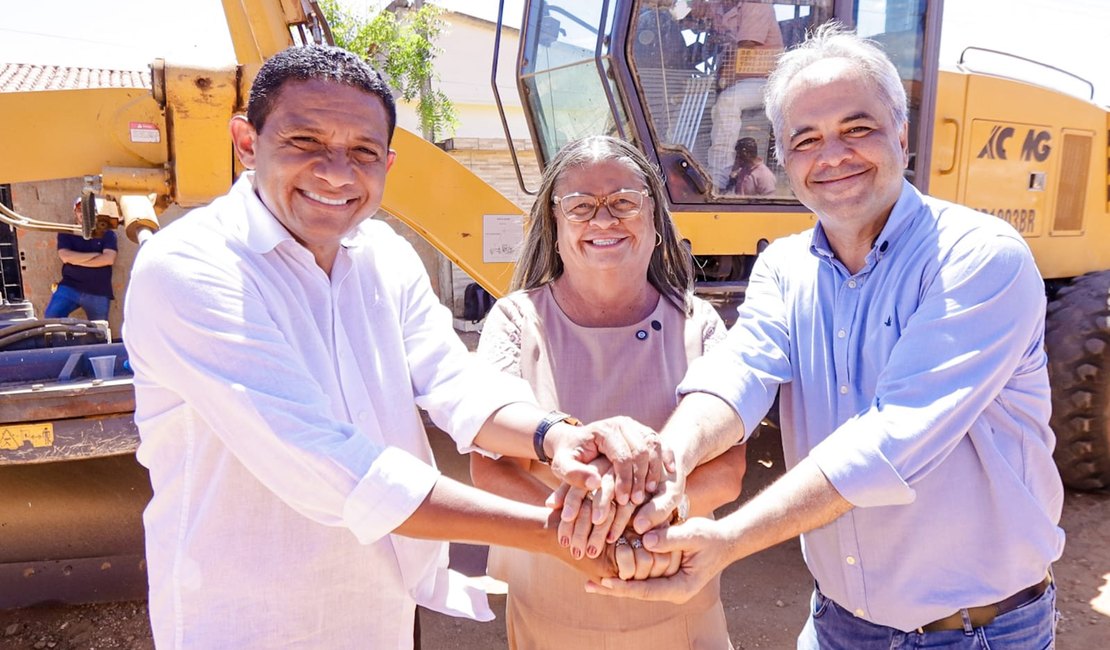 Prefeita Tia Júlia anuncia início da primeira etapa de obras de pavimentação no Loteamento Sabiá