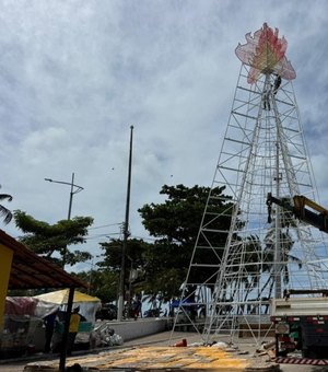 São João Massayó ganha Vila Junina com fogueira cenográfica de 24 metros na orla marítima