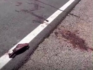 Motocicleta colide com van e deixa duas pessoas feridas em Mata Grande