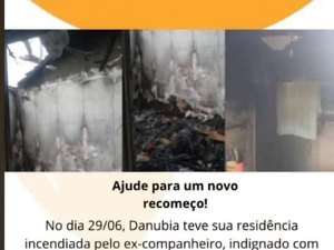 Homem incendeia residência da ex esposa após fim do relacionamento