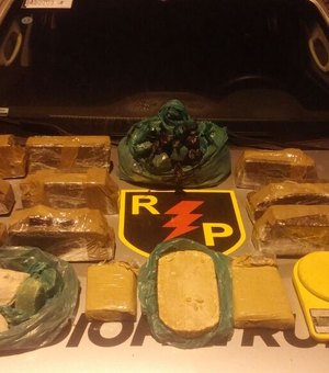 PM apreende mais de 13 kg de maconha e crack em bananau