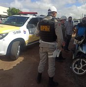 Militares do BPRv apreendem ciclomotor com queixa de furto na AL-110 em Arapiraca