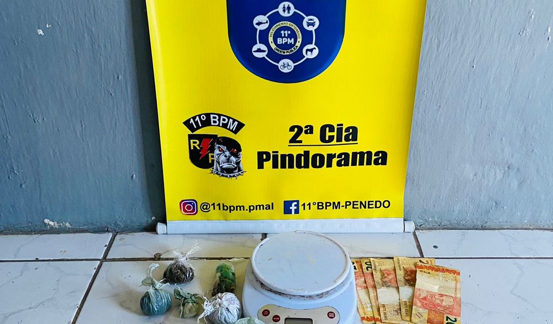 Suspeito por tráfico de drogas é preso no povoado de Santa Terezinha, em Coruripe