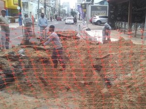 Casal conclui de forma antecipada troca de rede de esgoto na Pajuçara
