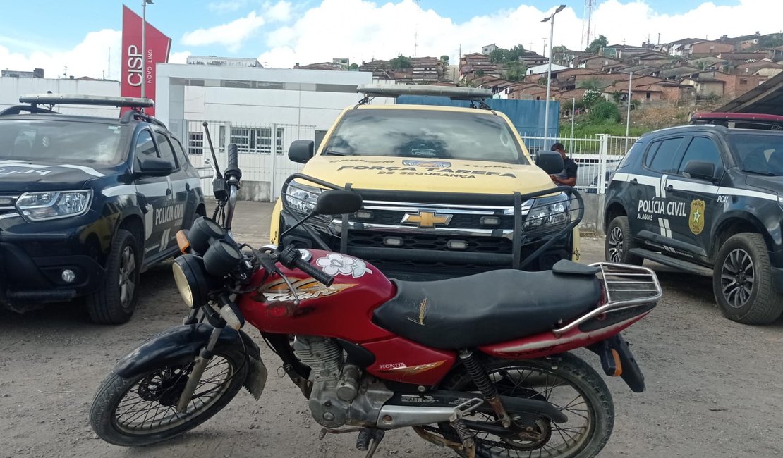 Polícia flagra motoqueiro com veículo adulterado em Jacuípe