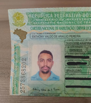 CNH perdida é entregue em redação do 7Segundos em Arapiraca
