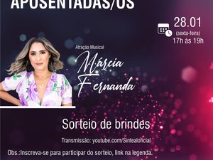 Live Festiva do Sinteal homenageia aposentados nesta sexta (28)