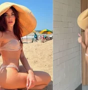 Gkay aposta em look com chapéu e fãs brincam: 'Guarda-sol está diferente'