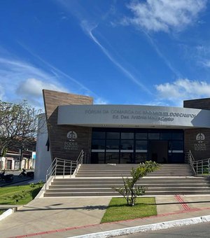 TJ reinaugura Fórum de São Miguel dos Campos na próxima segunda-feira (4)