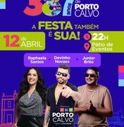 Porto Calvo divulga programação da festa de aniversário de 387 anos