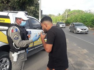 BPRV realiza operação 'Lei seca' na rodovia AL- 101 Norte