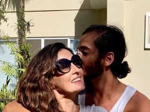 Fátima Bernardes resgata foto com Túlio Gadêlha 'pra alimentar a saudade'