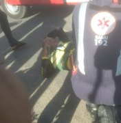 Mototaxista fica ferido após colisão com motociclista no bairro Ouro Preto, em Arapiraca