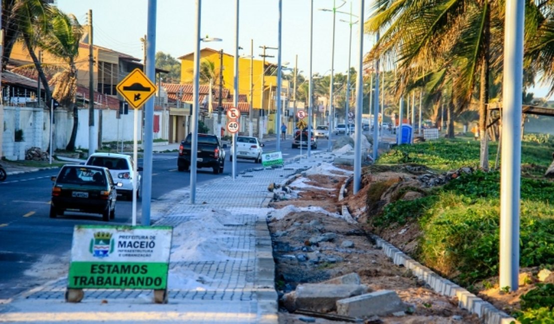 Prefeitura de Maceió segue com obras na Avenida Pontes de Miranda