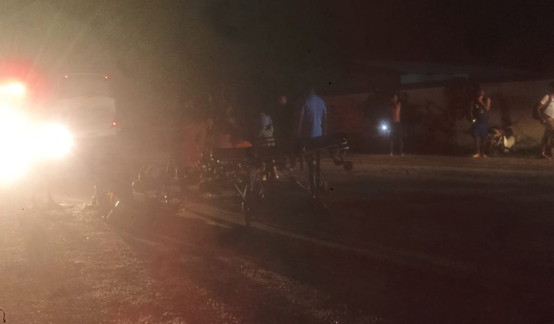 Colisão entre motos deixa dois feridos na AL-101 Norte em Maragogi